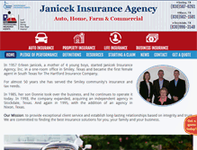 Tablet Screenshot of janicekinsurance.com